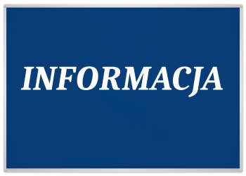 Informacja - opłaty za posiłki