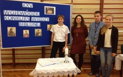 XXV WOJEWÓDZKI KONKURS WIEDZY BIBLIJNEJ