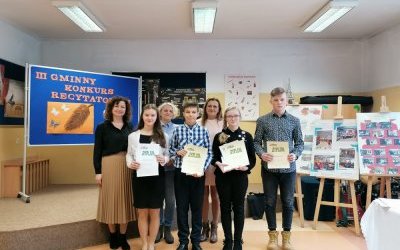 Gminny Konkurs Recytatorski klas VII-VIII