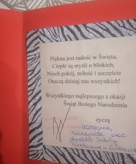 Życzenia świąteczne