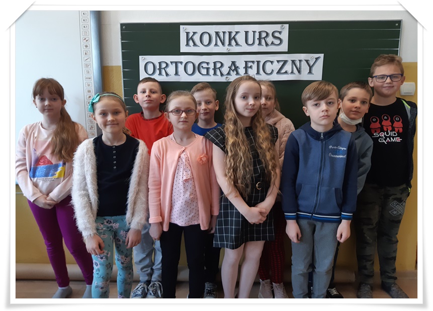 Uczestnicy konkursu ortograficznego