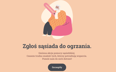 „Zgłoś sąsiada do ogrzania” - weź udział w akcji wsparcia sąsiedzkiego