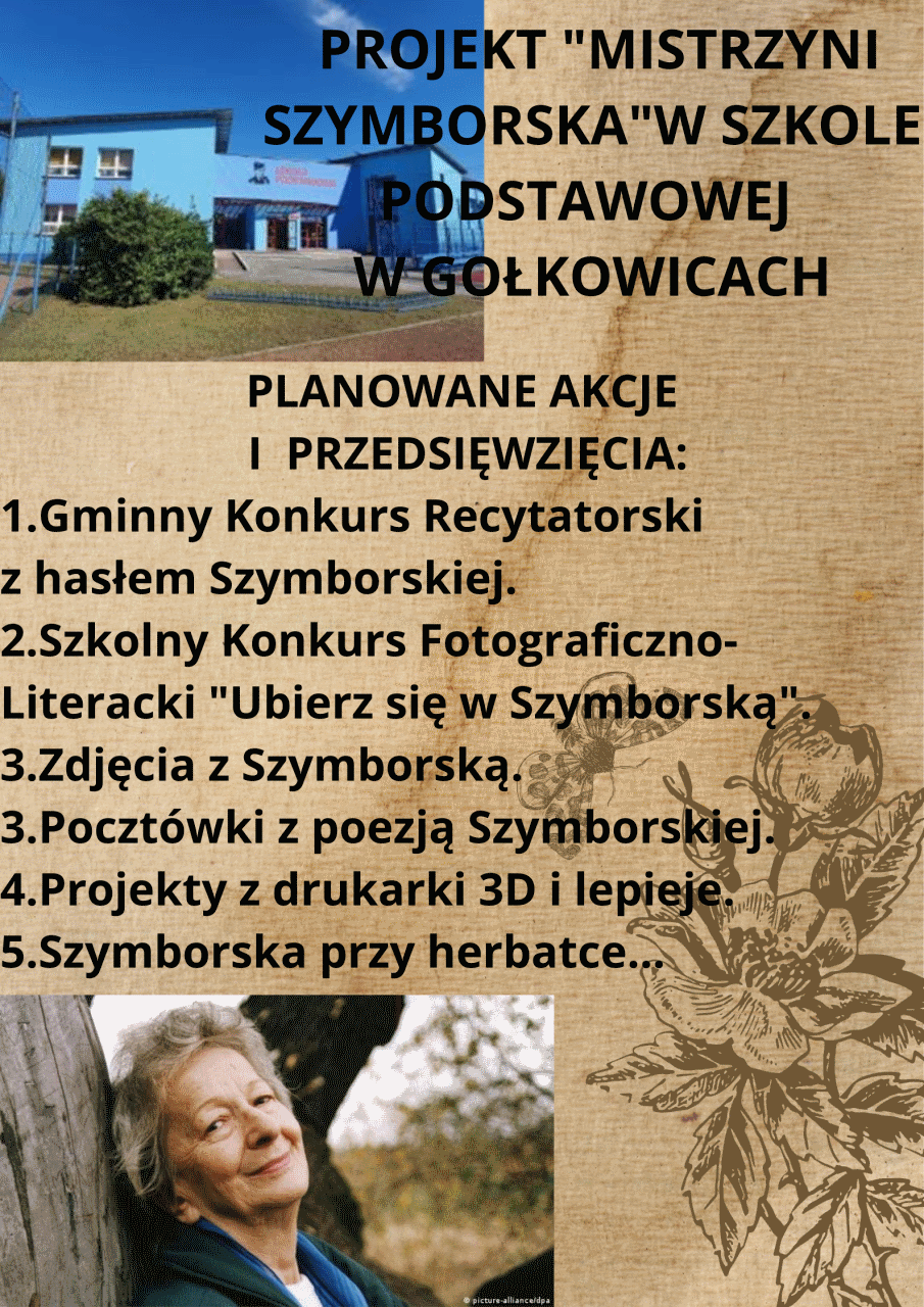 Plakat Mistrzyni Szymborska