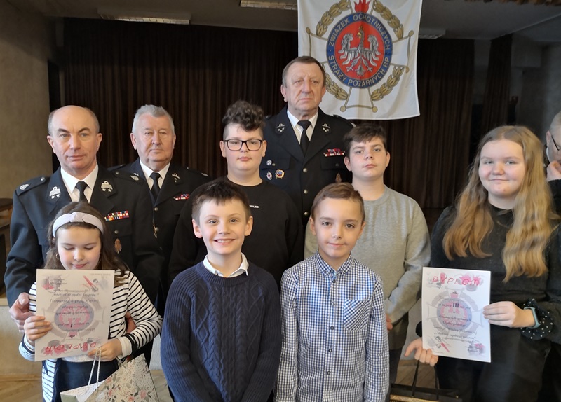 Eliminacje gminne konkursu strażackiego OTWP "Młodzież zapobiega pożarom"