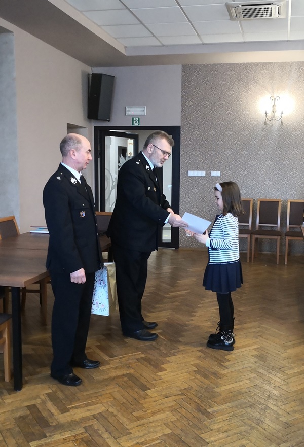 Eliminacje gminne konkursu strażackiego OTWP "Młodzież zapobiega pożarom"