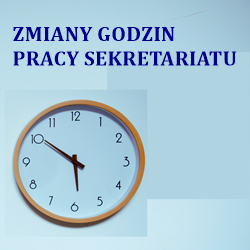 Zmiany godzin pracy sekretariatu