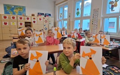 Światowy Dzień Origami w klasach pierwszych