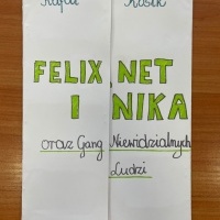  Lapbook - nasz sposób na podsumowanie powieści Rafała Kosika „Felix, Net i Nika oraz Gang Niewidzialnych Ludzi”. (15)
